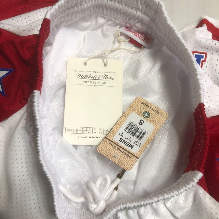 with Pocket 2004 All Stars White NBA Shorts Basketball Shorts