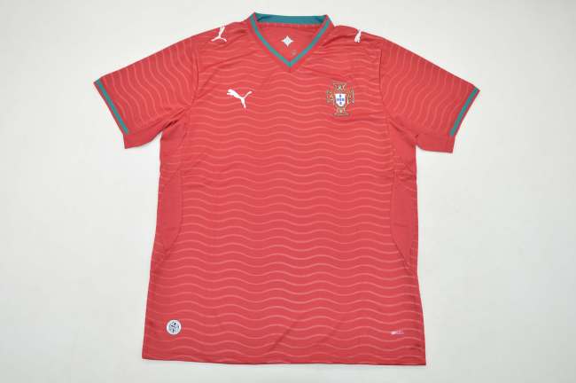 Fan Version 2026 Portugal Home Soccer Jersey Football Shirt