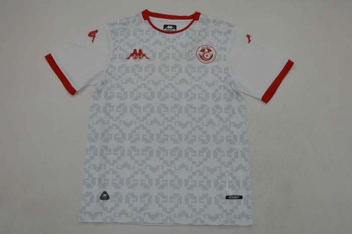 Fan Version 2026 Tunisia Away White Soccer Jersey Football Shirt