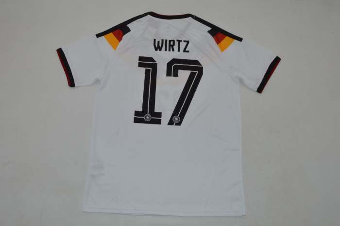 Fan Version 2026 Germany WIRTZ 17 Home Soccer Jersey Football Shirt