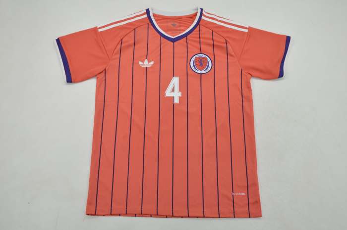 Fan Version 2026 Scotland McTOMINAY 4 Away Pink Soccer Jersey Football Shirt