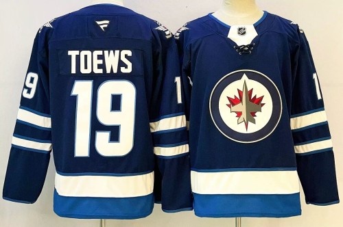 Winnipeg Jets TOEWS 19 Blue NHL Jersey Hockey Shirt