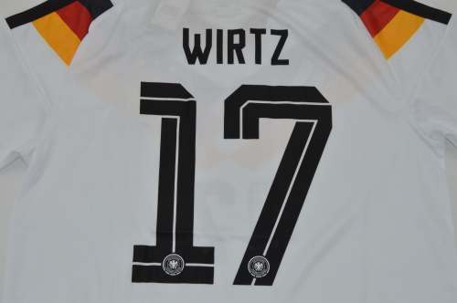 Fan Version 2026 Germany WIRTZ 17 Home Soccer Jersey Football Shirt