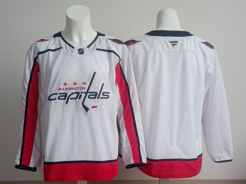Washington Capitals Blank White/Red NHL Jersey Hockey Shirt