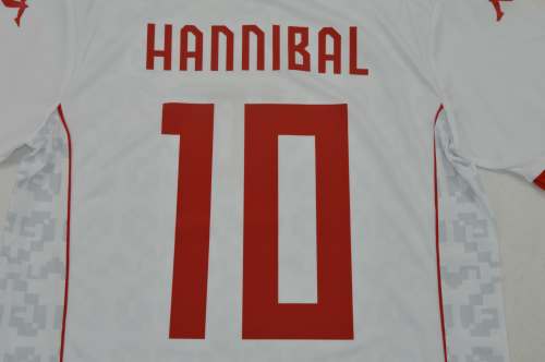 Fan Version 2026 Tunisia HANNIBAL 10 Away White Soccer Jersey Football Shirt
