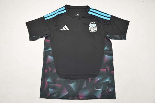 Fan Version 2026 Argentina Black Goalkeeper Soccer Jersey Football Shirt