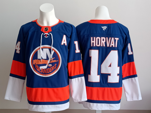 New York Islanders HORVAT 14 Blue NHL Jersey Hockey Shirt