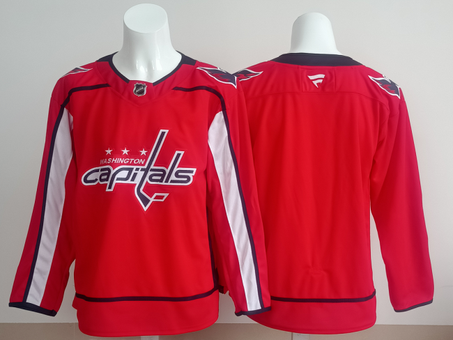 Washington Capitals Blank Red/White NHL Jersey Hockey Shirt