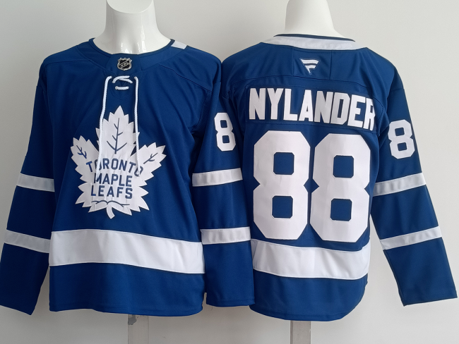 Toronto Maple Leafs NYLANDER 88 Blue NHL Jersey Hockey Shirt