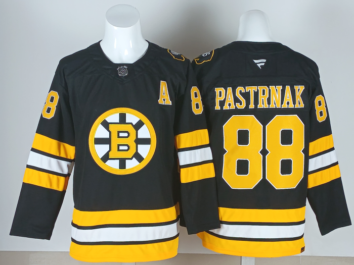 Boston Bruins PASTRNAK 88 Black NHL Jersey Hockey Shirt