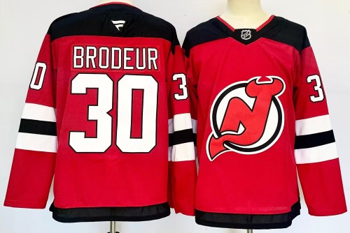 New Jersey Devils BRODEUR 30 Red NHL Jersey Hockey Shirt