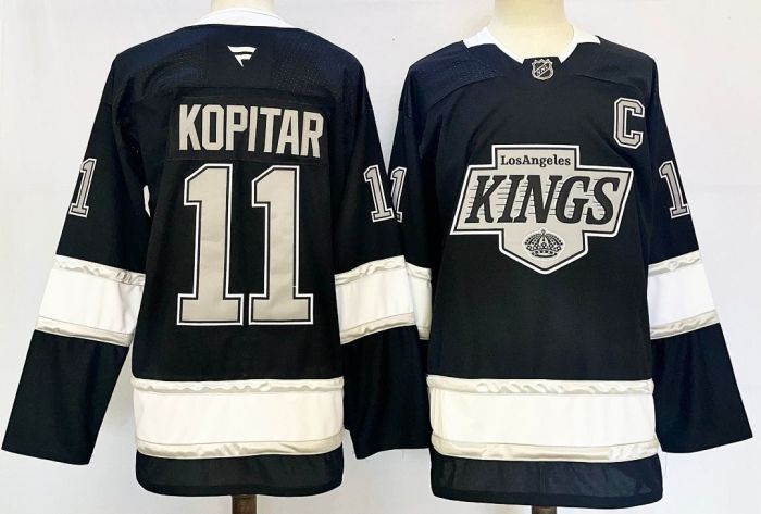 Los Angeles Kings KOPITAR 11 Black/White NHL Jersey Hockey Shirt