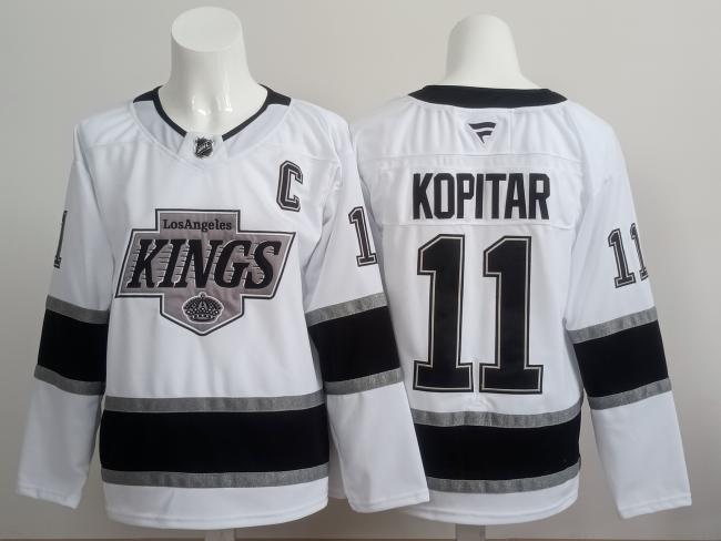 Los Angeles Kings KOPITAR 11 White NHL Jersey Hockey Shirt