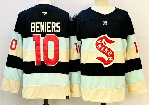 Seattle Kraken BENIERS 10 NHL Jersey Hockey Shirt