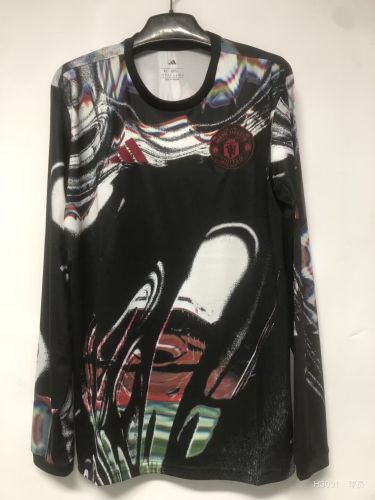 Long Sleeve Fan Version 2025-2026 Manchester United Chinese Horse Year Version Soccer Training Jersey Man United Football Shirt