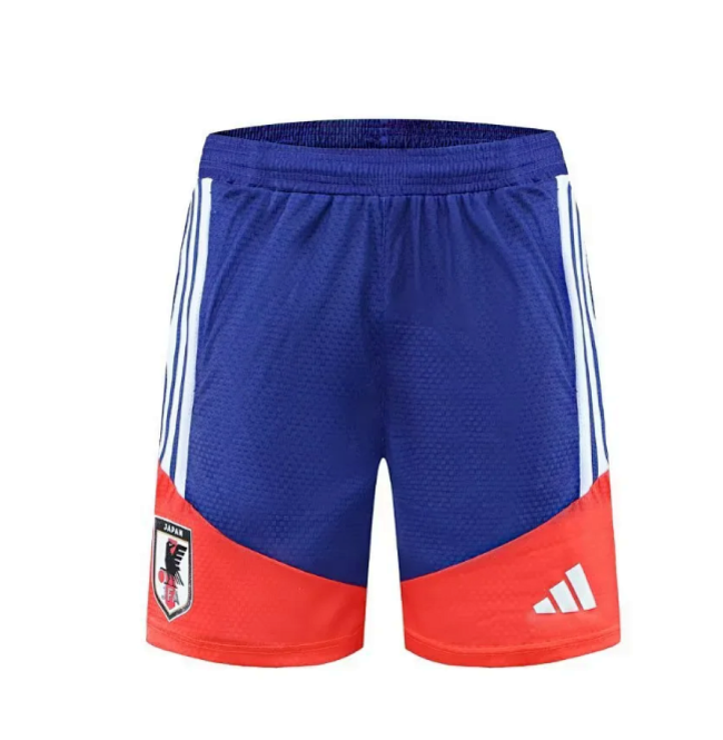Fan Version 2026-2027 Japan Blue/Red Soccer Training Shorts Football Shorts