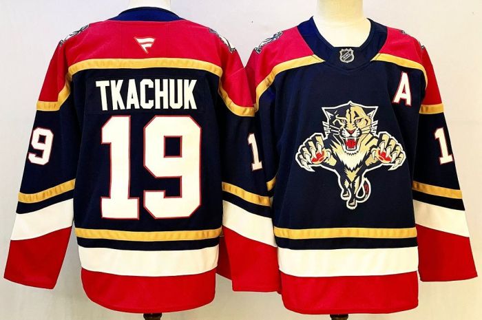 Florida Panthers TKACHUK 19 Black NHL Jersey Hockey Shirt