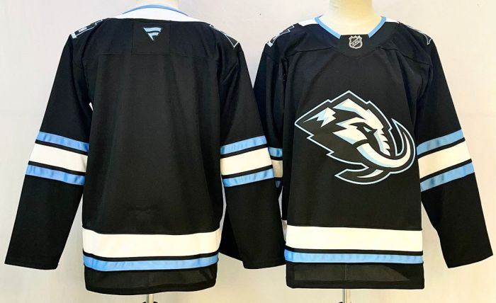 Utah Mammoth Blank Black NHL Jersey Hockey Shirt