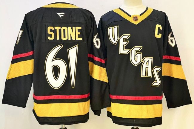 Ottawa Senators STONE 61 Yellow  NHL Jersey Hockey Shirt