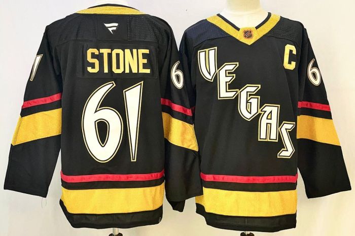 Ottawa Senators STONE 61 Yellow  NHL Jersey Hockey Shirt