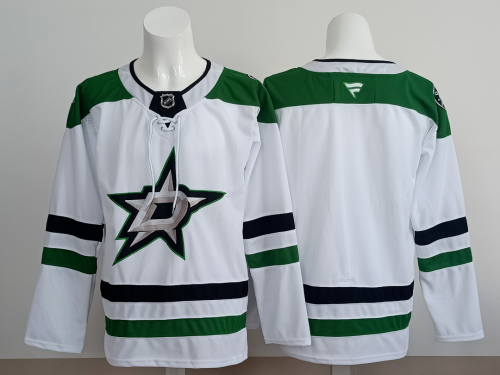 Dallas Stars Blank White NHL Jersey Hockey Shirt