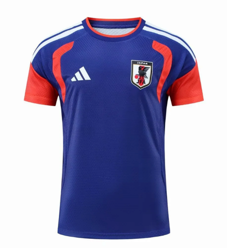 Fan Version 2026 Japan Blue/Red Soccer Training Jersey Football Shirt