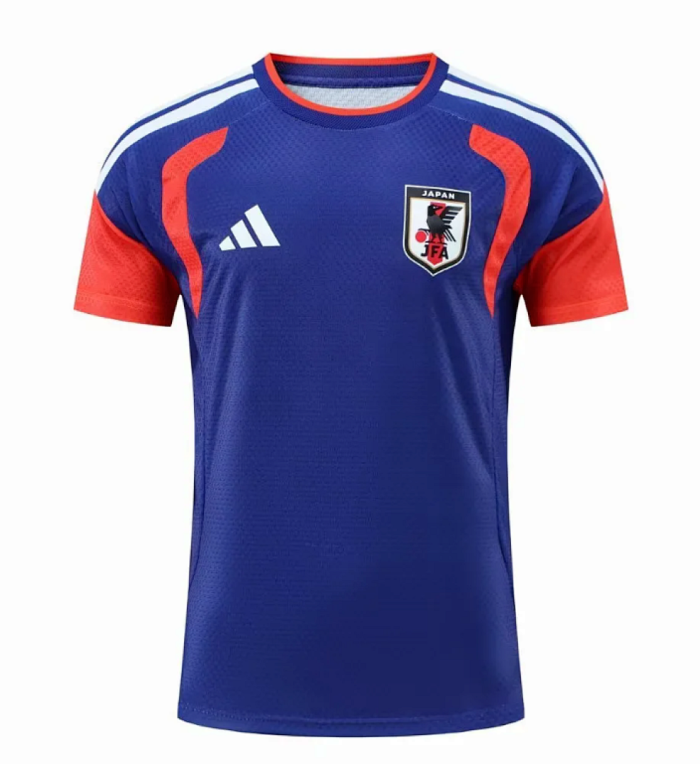 Fan Version 2026 Japan Blue/Red Soccer Training Jersey Football Shirt