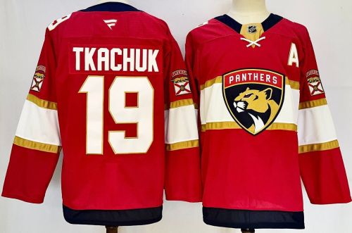 Florida Panthers TKACHUK 19 Red/Black NHL Jersey Hockey Shirt
