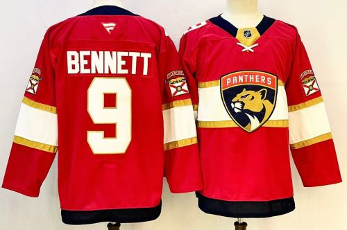 Florida Panthers BENNETT 9 Red/Black NHL Jersey Hockey Shirt