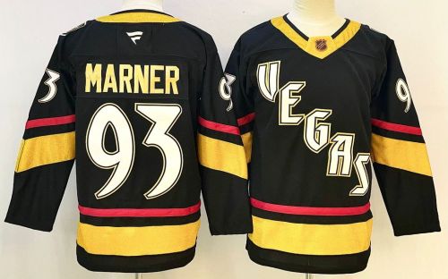 Ottawa Senators MARNER 93 Black NHL Jersey Hockey Shirt