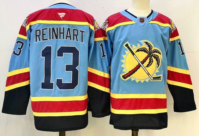 Florida Panthers REINHART 13 Blue NHL Jersey Hockey Shirt