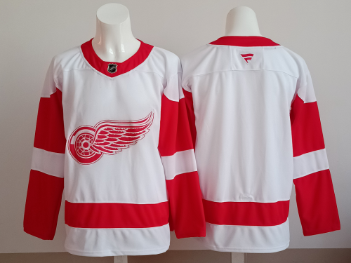 Detroit Red Wings Blank White NHL Jersey Hockey Shirt