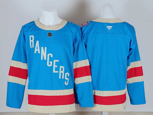 New York Rangers Blank Blue/Red NHL Jersey Hockey Shirt