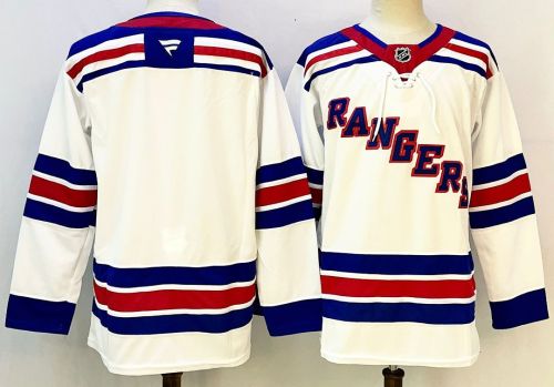 New York Rangers Blank White NHL Jersey Hockey Shirt