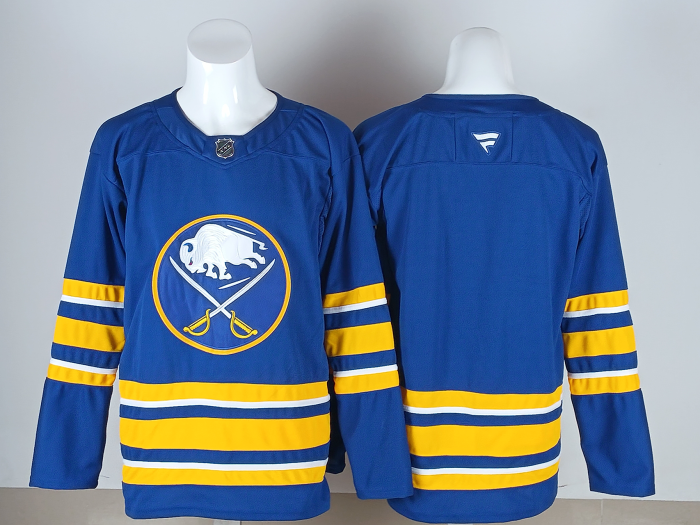 Buffalo Sabres Blank Blue NHL Jersey Hockey Shirt