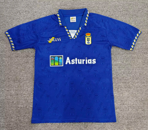 Retro Jersey 1995-1996 Real Oviedo Home Soccer Jersey Vintage Football Shirt