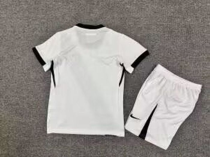 Youth Uniform Kids Kit 2026-2027 Vasco Da Gama Away White Soccer Jersey Shorts Child Football Set