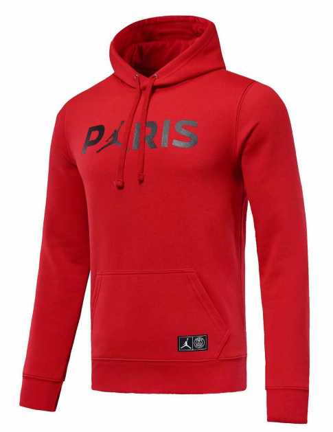 2025-2026 PSG Red Soccer Training Hoodie Football Hoody