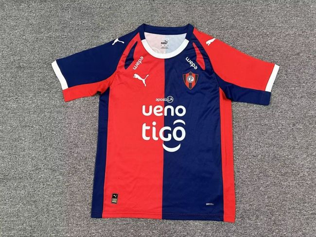 Fan Version 2026-2027 Cerro Porteño Home Soccer Jersey Football Shirt