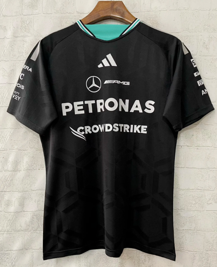 Mercedes 2026-2027 Black T-Shirt Racing Jersey
