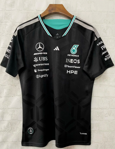 Mercedes 2026-2027 Black T-Shirt Racing Jersey