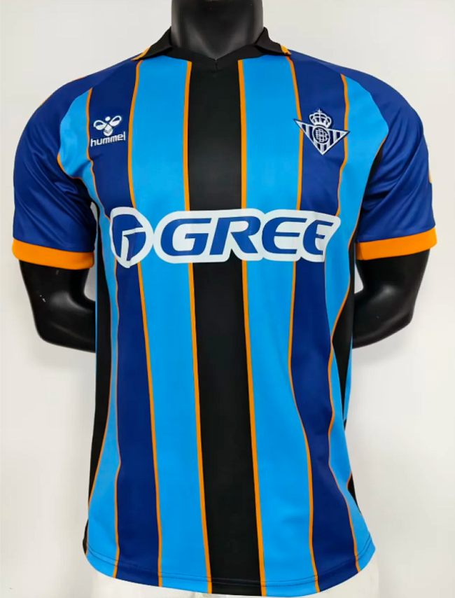 with LALIGA Patch Fan Version 2025-2026 Real Betis Blue Special Edition Soccer Jersey Football Shirt