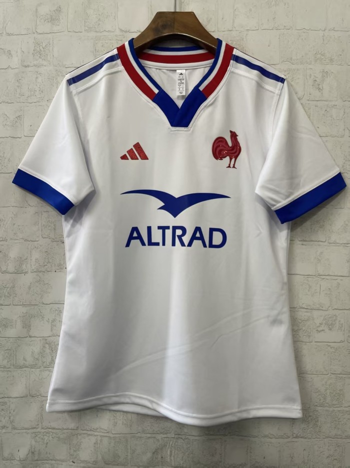 2026 France Away White Rugby Jersey