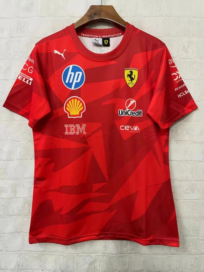 2025 Ferrari Red Shirt Racing Jersey