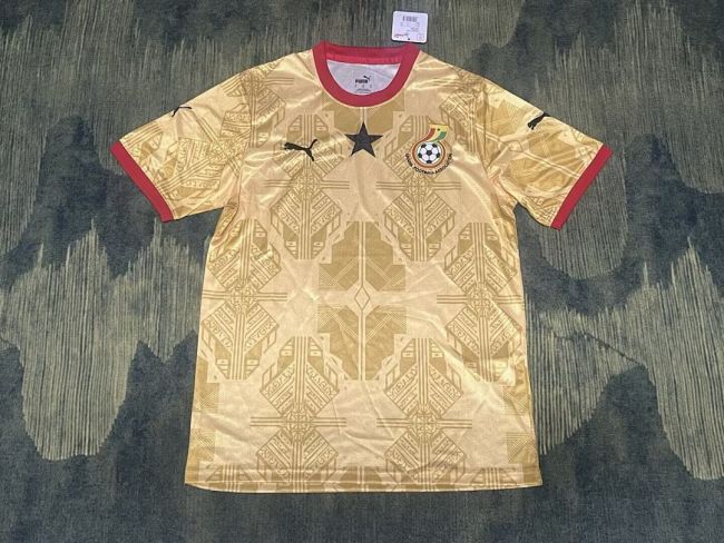 Fan Version 2026 Ghana Gold Soccer Jersey Football Shirt
