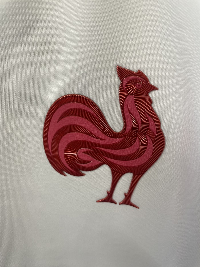 2026 France Away White Rugby Jersey