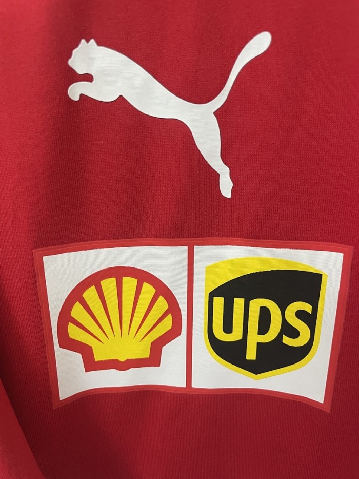 2026 Ferrari Red Casual Shirt Racing Jersey Polo