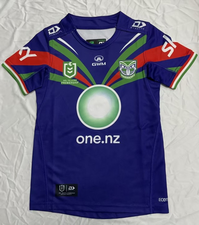 Youth 2026 New Zealand Warriors Home Rugby Jersey Kids Shirt Child Jersey