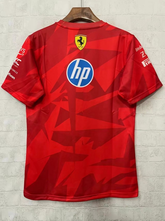 2025 Ferrari Red Shirt Racing Jersey