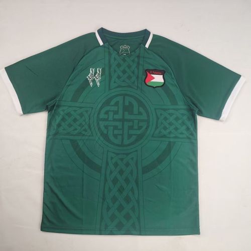 Retro Model 2025-2026 Palestine Green Soccer Jersey FC Palestina Football Shirt